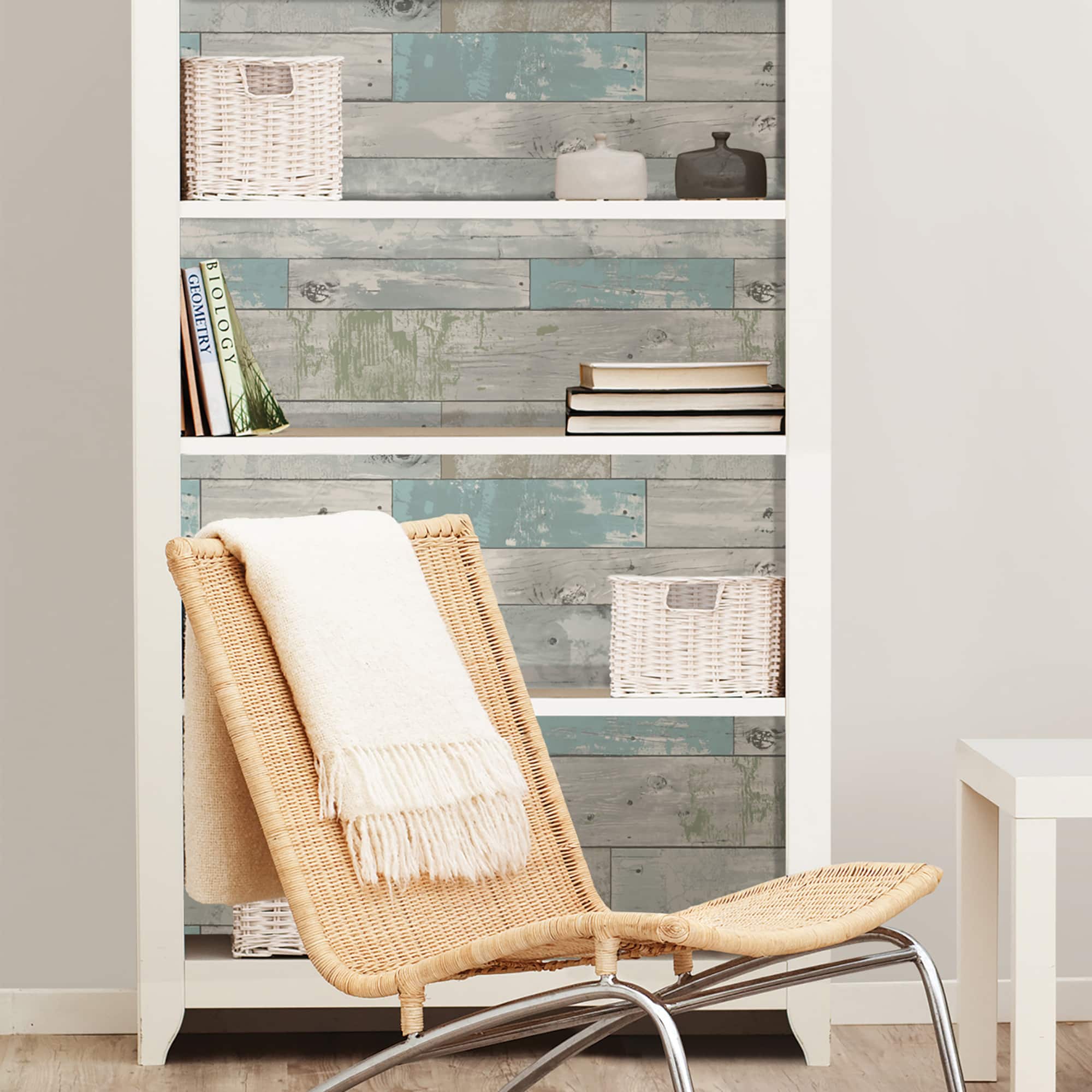 NuWallpaper Beachwood Peel & Stick Wallpaper